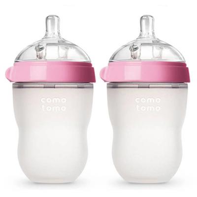Comotomo - Silicone Baby Bottle 2 Pack 250ml / 8oz | West Coast Kids