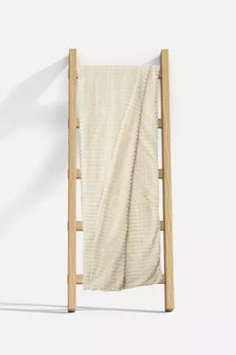 EMBOSSED KITKAT GRID BLANKET 180X200CM - 1 - Taupe | SHEET STREET