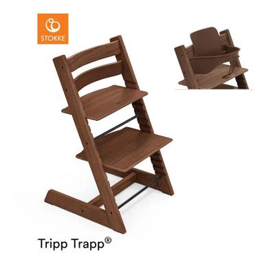 Stokke Tripp Trapp Highchair - Oak Warm Brown + WITH BABY SET
