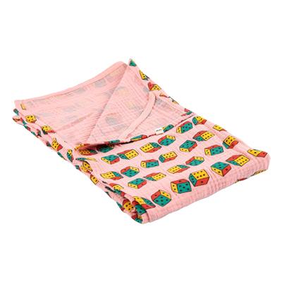 Bobo Choses - Organic Cotton Gauze Blanket - Pink | Smallable
