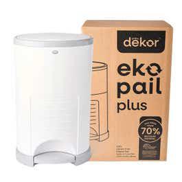 Eko Plus Diaper Pail (White) | West Coast Kids