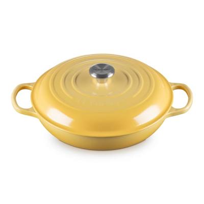 Le Creuset Camomille Signature 3.5 Litre Shallow Casserole 30cm - Yuppiechef