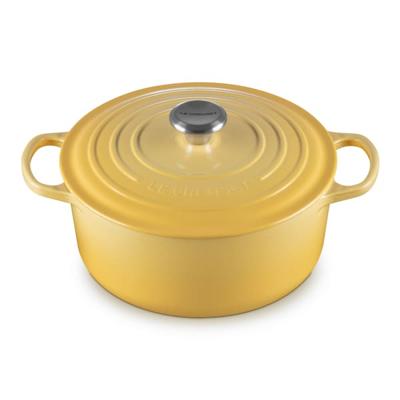 Le Creuset Camomille Signature 5.3 Litre Round Cocotte 26cm - Yuppiechef