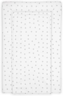 Baby Changing Mat, Grey Stars Deluxe Waterproof with Raised Padded Edges, Uniquely Designed, Easy Wipe Clean a Perfect, Practical Addition to Your Nur