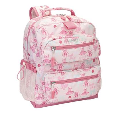 Bentgo Kids Print Backpack - Lightweight 14” Backpack for School, Travel & Daycare, Ideal for Ages 4+, Durable & Water-Resistant, Roomy Interior, & Lo