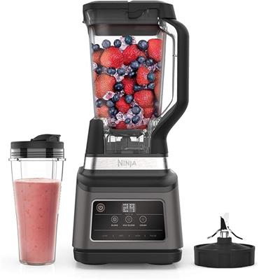 Ninja 2-in-1 Blender with 3 Automatic Programs; Blend, Max Blend, Crush, and 4 Manual Settings, 2.1L Jug & 700ml Cup, 1200W, Dishwasher Safe Parts, Au