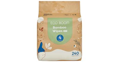 Eco Boom Bamboo Baby Wipes - Value Pack Online | Faithful to Nature