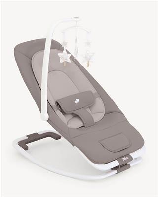 Joie Dreamer Rocker & Bouncer-3 Position Reclining Seat-2 Position Adjustable Leg Rest-With Removable & Rotating Toy Bar-2 Years Warranty-Upto 15 Kg-W
