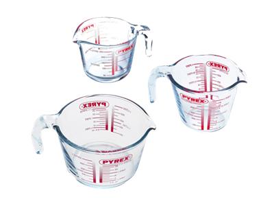 Set of 3 glass measuring jugs - Classic | Pyrex® Webshop UK