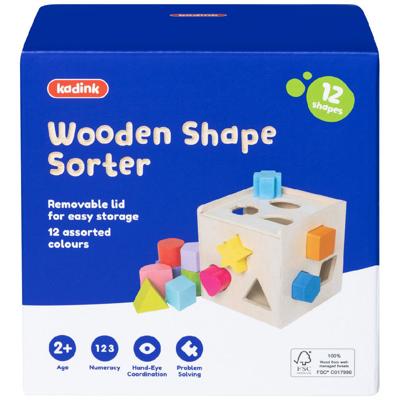 Kadink Wooden Shape Sorter | Officeworks