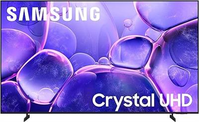 Amazon.com: Samsung 75-Inch Class Crystal UHD U8000F 4K Smart TV (2025 Model) Endless Free Content, Crystal Processor 4K, MetalStream Design, Knox Sec