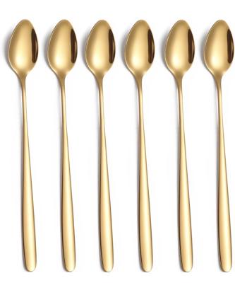 Long Handle Teaspoons (Set of 6)