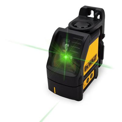 DEWALT 100 ft. Green Self-Leveling Cross Line Laser Level with (3) AA Batteries & Case DW088CG - The Home Depot