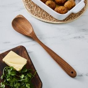 Wooden Corner Spoon | Dunelm