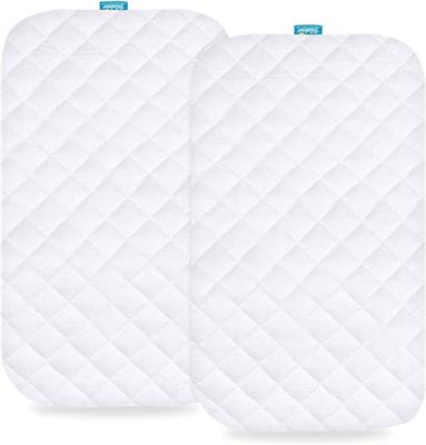 Amazon.com: Waterproof Bassinet Mattress Pad Cover Fit for Jimglo 3 in 1, Nordmiex, BabyBond, INFANS, HARPPA, and Ihoming Bedside Bassinet, 2 Pack, Ul