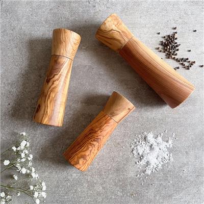 Handcrafted Olive Wood Modern Style Pepper or Salt Mill and Grinder - 4 Size Available! - Etsy