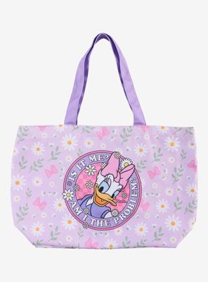 Loungefly Disney Daisy Duck Floral Tote Bag | Hot Topic