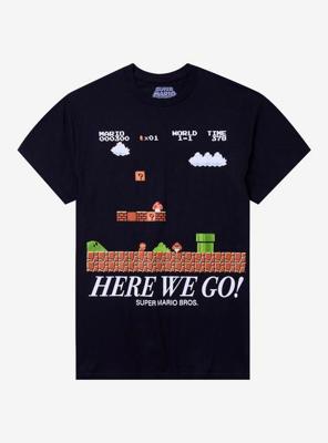 Super Mario Bros. Here We Go T-Shirt | Hot Topic