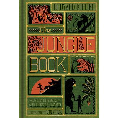 The Jungle Book (Minalima Edition) (Illustrated with Interactive Elements) - by  Rudyard Kipling (Hardcover) : Target