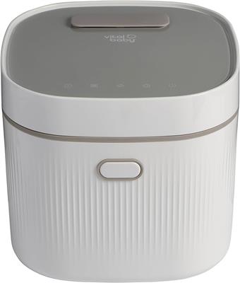 Vital Baby UV Steriliser Baby Bottles (3rd Gen) – Baby Steriliser UV, Kills 99.99% of Germs in 5 Mins, Sterilises, Dries & Stores, No Water, Steam or