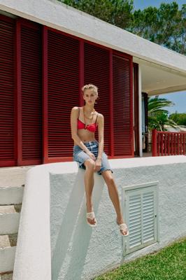 WOVEN FLAT SANDALS - Off White | ZARA United States