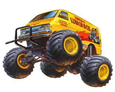 Tamiya Lunch Box EVO 1/12 Electric 2WD Monster Truck Kit (CW-01) [TAM58755] - AMain Hobbies