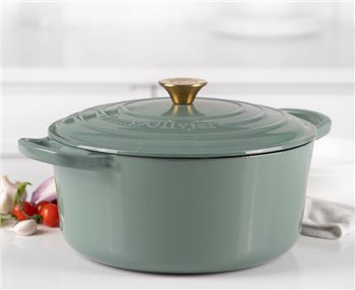 Remy Olivier Jasper Cast Iron Casserole with Lid, 6 L