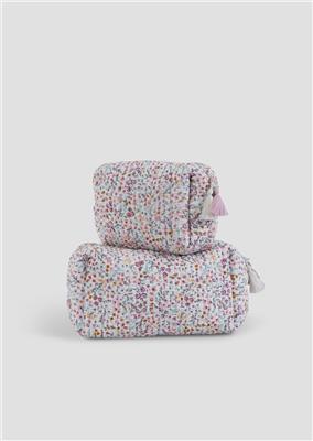 Quilted Toiletry Pouch Set - Sweet Peony – Aplito
