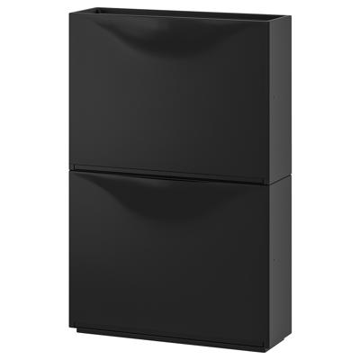 TRONES black, Shoe cabinet/storage, 52x39 cm - IKEA UK