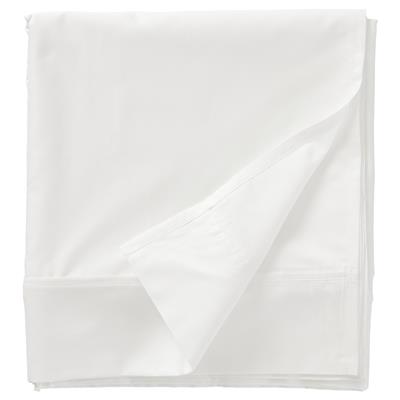 NATTJASMIN flat sheet, white, King - IKEA CA