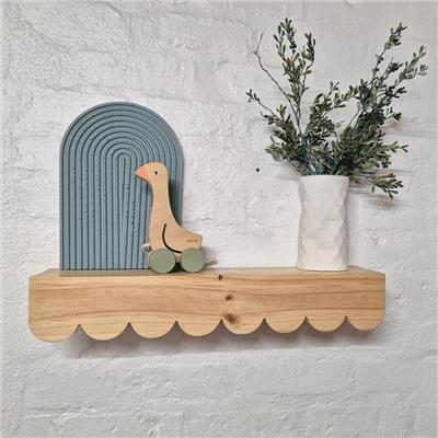 Scallop Ledge Display Book Shelf – Timmy Toys