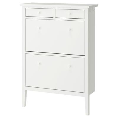 GULLABERG shoe cabinet with 2 compartments, white, 88x30x122 cm (345/8x113/4x48) - IKEA CA