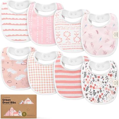 Amazon.com: 8-Pack Organic Baby Bibs for Boys, Girls - Soft Cotton Drooling and Teething Bibs for Baby Girl & Boy, Extra Absorbent, Easy To Clean & Pu