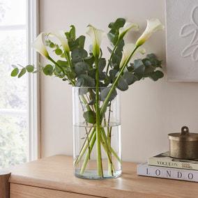 Cylinder Glass Vase | Dunelm
