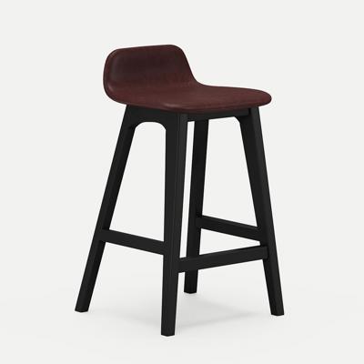 Bar Stool Tonno Sigar Brown Premium Leather – Furniturespot