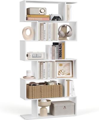 LAZAVA 6-Tier Bookcase - Freestanding Modern Display Shelf Organizers | Makro