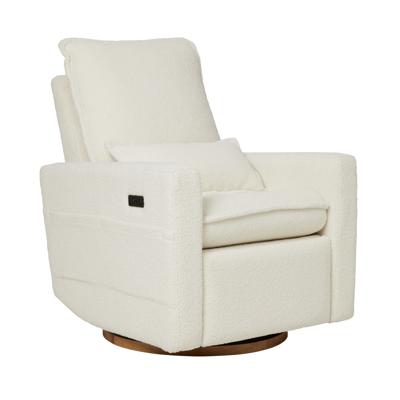 Frankie Electric Recliner Glider Nursery Chair in Coconut Teddy | IL Tutto | iL Tutto