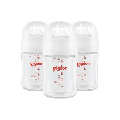Pigeon - Glass Bottle 5oz (3-Pack) with SS Nipple 0M+ - Walmart.ca