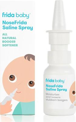 Frida Baby NoseFrida Saline Nasal Spray, All Natural Spray to Soften Nasal Passages and Ease Congestion, Gentle and Safe for Newborns, Babies and Kids