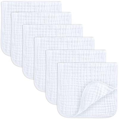 6 Pack Comfy Cubs Muslin Burp Cloths