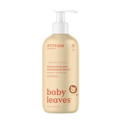 ATTITUDE baby leaves, 2 in 1 Shampoo & Body Wash, Pear Nectar, 473 mL - Walmart.ca