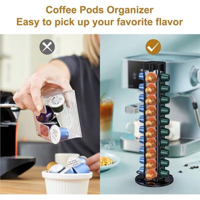 PEISKOS 360 Degree Rotatable Metal Coffee Capsules Holder Coffee Pod Holder | Shop Today. Get it Tomorrow! | takealot.com
