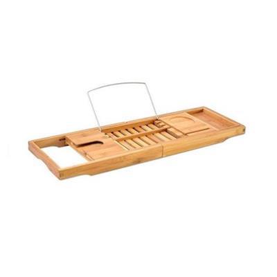 Expandable Bamboo Bath Tub Caddy - Bathroom Storage 100% Natural Bamboo | Shop Today. Get it Tomorrow! | takealot.com