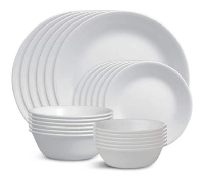 Corelle Winter Frost Chip & Break Resistant Dinnerware Set, 24-pc