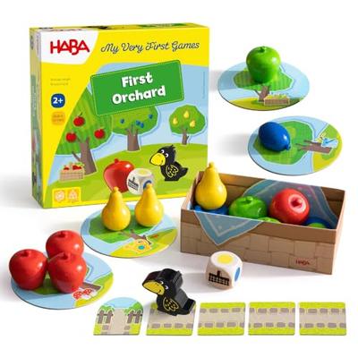 HABA My Very First Games - First Orchard Toddler Game - My First Orchard Game, Cooperative Toddler Board Games for 2 Year Olds - Made in Germany