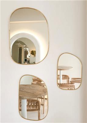 Brass Niche Wall Mirror Set | Jagger and Wolf