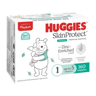Huggies Nappies Mega Newborn Size 1