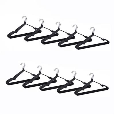 100x Metal Clothes Hangers Non Anti Slip Rubber Coated Wire Suit Coat Hanger | Woolworths
