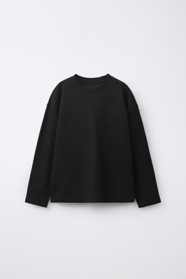 PLAIN T-SHIRT - Black | ZARA United States