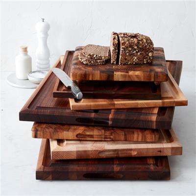 End-Grain Acacia Cutting Board | Williams Sonoma